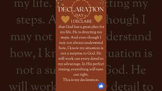 DECLARATION  || DAY 7 ||get it now||#meditation #viralshorts  #declaration #manifestation #selfcare