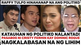 Raffy Tulfo HINAHANAP NA ang Politikong SANGKOT sa Hiwalayan Bea Alonzo Dominic Roque, Cristy Fermin