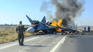 LEGENDARY F-14 TOMCAT OVER CRIMEA! Russian SU-57's suffered a crushing defeat in the air battle!