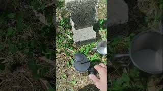 Cooking Coffee With The Sun | Parabolic Dish Solar Cooker #shorts