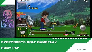 Everybody's Golf gameplay on the Playstation Portable