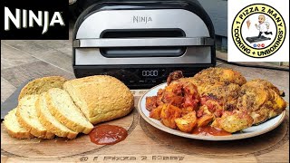 Ninja Foodi Chicken - How to spatchcock and Roast Together With Bombay Potatoes in the Ninja Grill