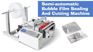 ZONESUN ZS-DBC300 Desktop Semi Automatic Bubble Film Sealing And Cutting Machine