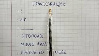 Подлежащее – что это за член предложения, на какие вопросы оно отвечает и чем выражается