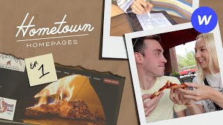 Design & Build a Pizza Shop Homepage in Webflow | Before & After