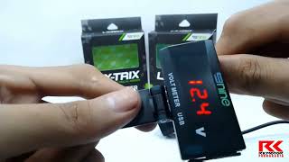 Review Voltmeter LX-TRIX Digital Slim Mini Waterproof Dan USB Charger Motor Plus Mobil