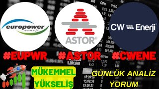 EUROPOWER TAVAN #astor #eupwr  #cwene HİSSE CW ENERJİ EUROPOWER ASTOR ANALİZ YORUM ve İNCELEME