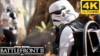 BATTLE OF ENDOR: Galactic Empire vs Rebel Alliance - Star Wars: Battlefront 2 (PS5, 4K, HDR)