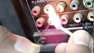 HOW TO REMOVE BROKEN RCA JACK FROM LED AND LCD TV