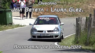 Onboard | Javi Beteta - Laura González | TC2 Rallysprint de Llanera 2022