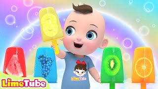 😝 fruit ice cream | Itsy bitsy spider música colorida Learn Sing A Song! Infantil Nursery Rhymes